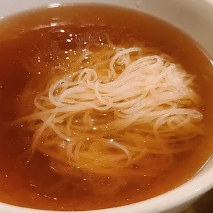Meatless plain pho