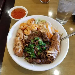 a plate of food