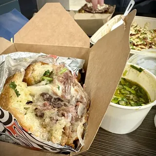 Oxtail Cheesesteak Banh Mi