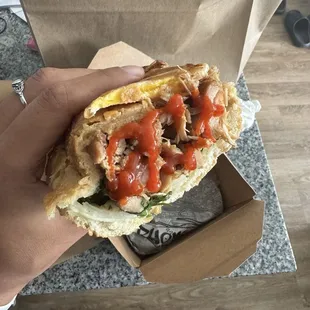 Banh Mi Sandwiches chicken thigh