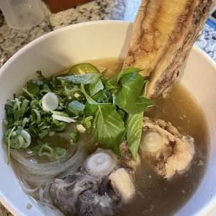 Pho si do on the menu