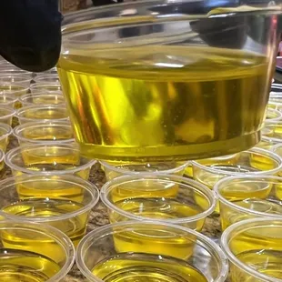 Beo "Fatty" Broth
[Nuoc Beo] 
Free w/ every pho order.