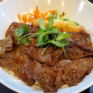 Grilled beef vermicelli