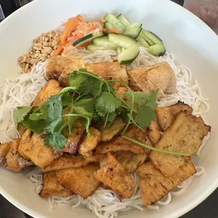 Chicken rice vermicelli bowl