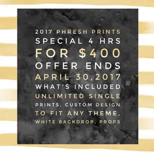 Phresh on the scene promotional ending soon!!! @phreshprintsphotobooth