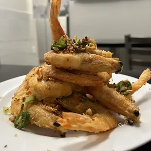 Spicy peppered shrimp