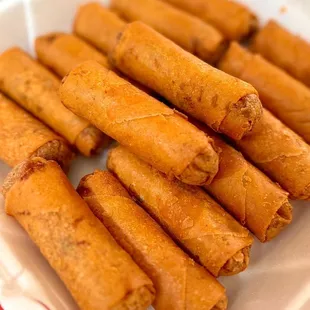 Eggrolls for potluck :D