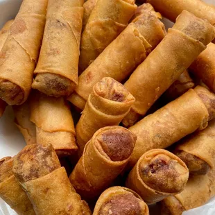 (25) chicken &amp; pork eggrolls - Still one of my favorite places for eggrolls.  :)