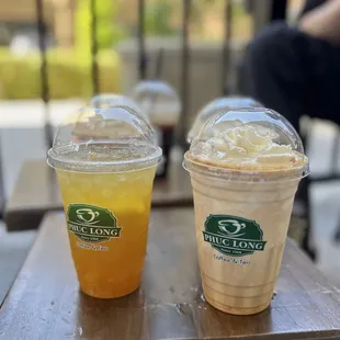 Pina Jasmine Tea and Coconut Coffee