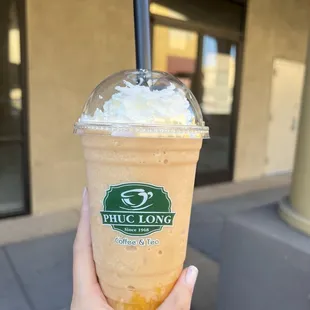 Peach tea freeze