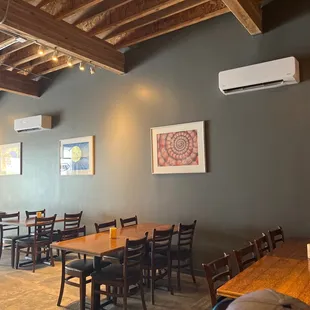 The dining room