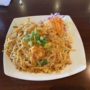 Pad Thai Chicken and Shrimp