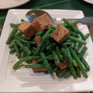 Sauteed Green Beans and Tofu