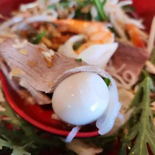 Quail eggs in the Hu Tiu My Tho