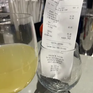 Airport dinks are expensive but $21.50 per 8oz mimosa, YIKES!