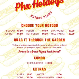 We got our menu out! Do not miss out :)