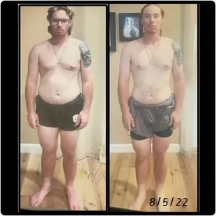 At 19 years old this was his summer transformation