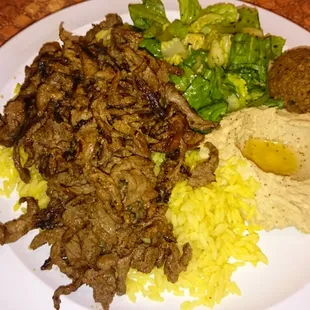 Beef Shawarma Plate