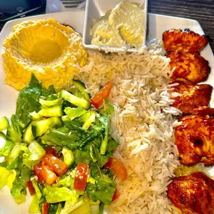 Chicken Kabab Platter.