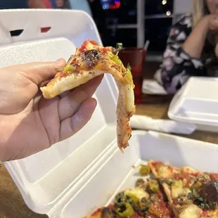 Soggy margarita pizza