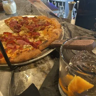 Tequila old fashioned for the win.