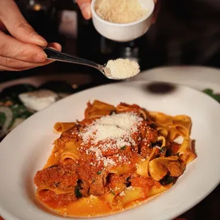 food, pasta dish, pasta