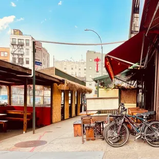 Outdoor seating