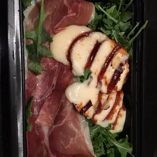 Scamorza Arrosto con Prosciutto and Tartufo