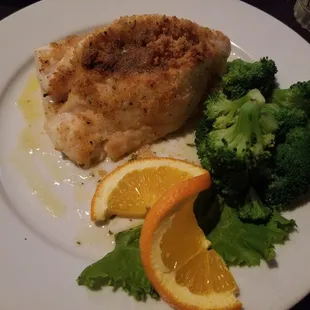 Based scrod stuffed with crab filling