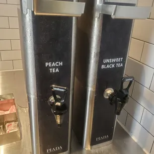 Tea options