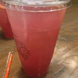 Raspberry lemonade