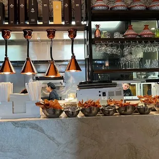 sushi and sashimi, interior