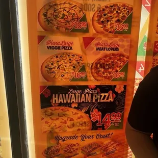 Specialty pizzas 2024