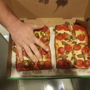 Their deep dish $19 pizza!! Unbelievable, such a rip off