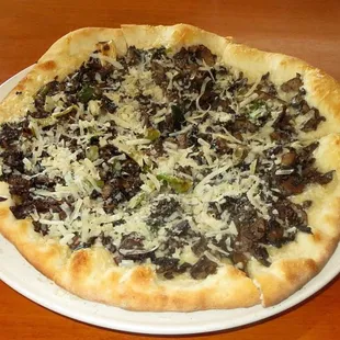 Mushroom pizza. Best pizza I have ever eaten.