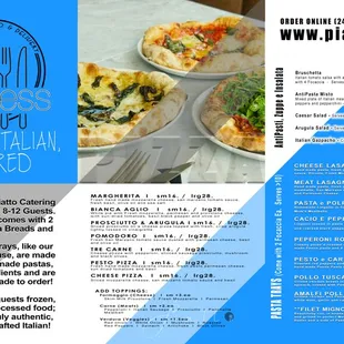 CATERING OPTIONS - DELIVERY OR PICK-UP  -  24 Hour Notice required. CALL US AT 479-551-2598