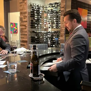 A great restauranteur talking to his customers...  Come join us!