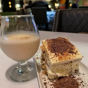 Brandy punch  and Tiramisu