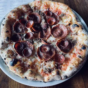 Trio de carne pizza