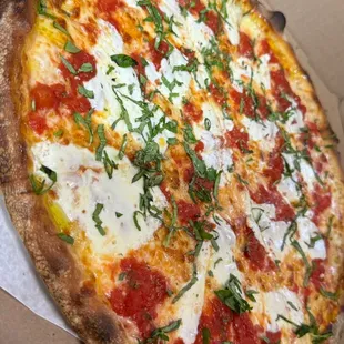 pizza, food