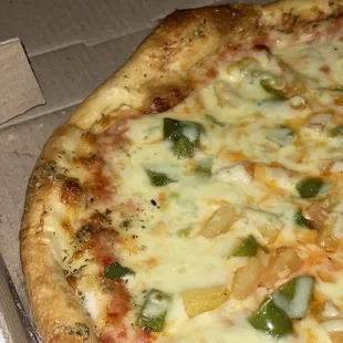 Extra cheese pizza