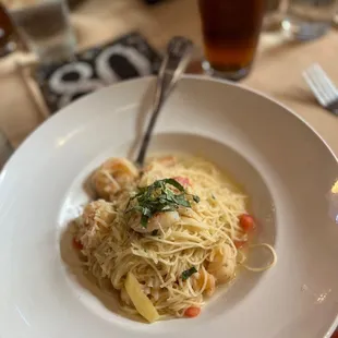 Angel Hair Pasta with Shrimp