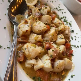 Spicy Garlic Scallops