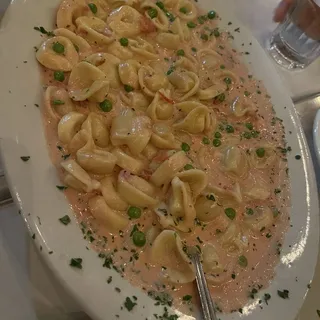 Tortellini Rosa with Peas