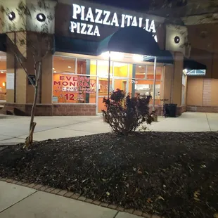 outside