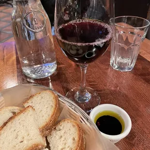 Bread and olive oil