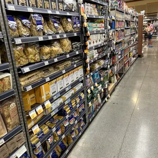 a grocery store aisle