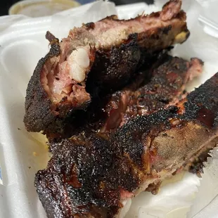 ribs, food, bbq ribs