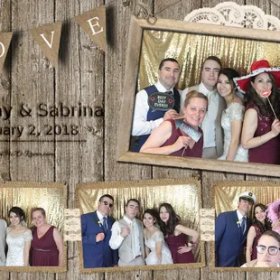 Great addition to a beautiful wedding...Photo booth fun!!!
