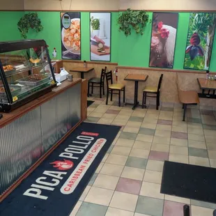 the interior of a restaurant